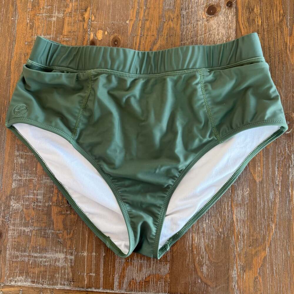 Nani Swimwear Bikini Bottom Size XL Green